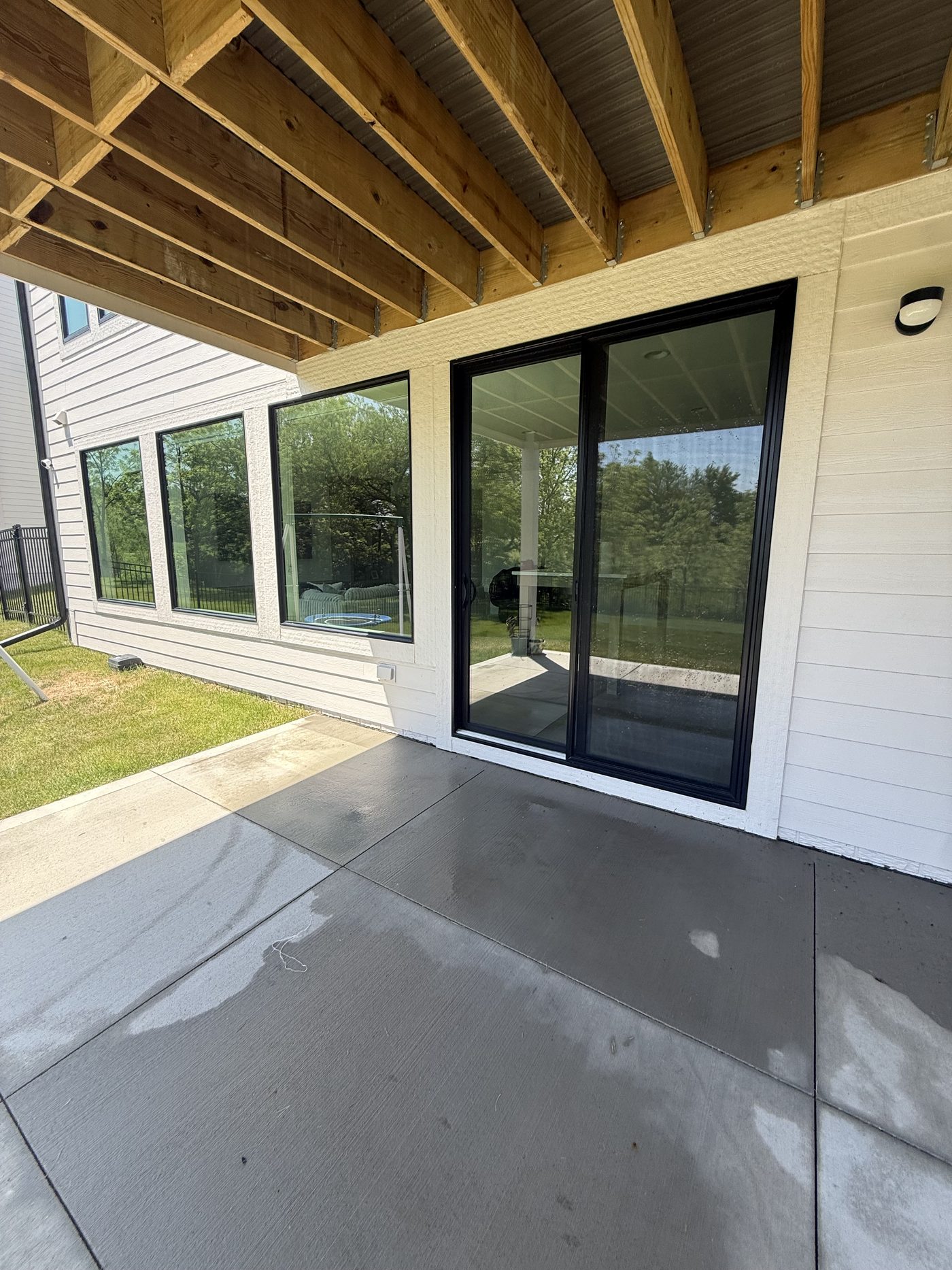 Window & Door Glass — Covered patio by JBL Exterior Pros, central Iowa