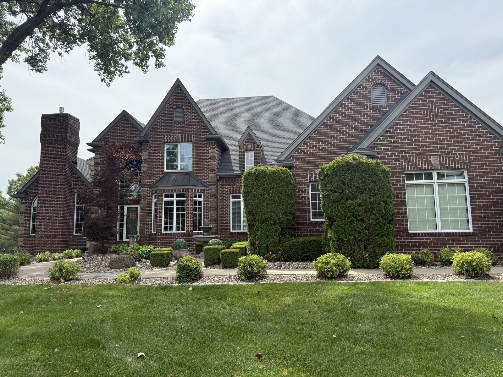 Window Cleaning — Brick estate by JBL Exterior Pros, central Iowa