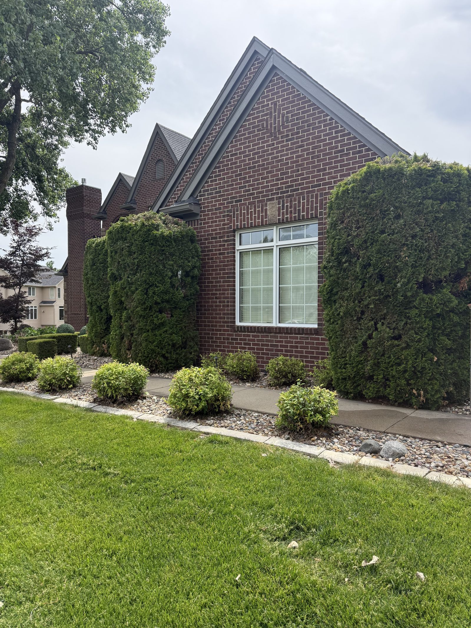 Exterior Detail — Brick home by JBL Exterior Pros, central Iowa